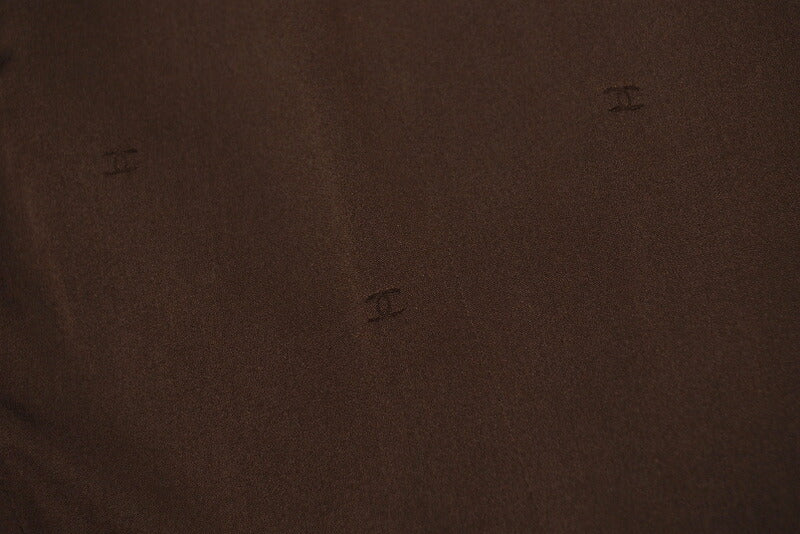 Chanel Jacket P08091 Wool Brown / Gold Women 42