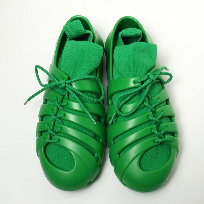 Bottegaveneta Sneakers Rubber/Knit Green Mens 40