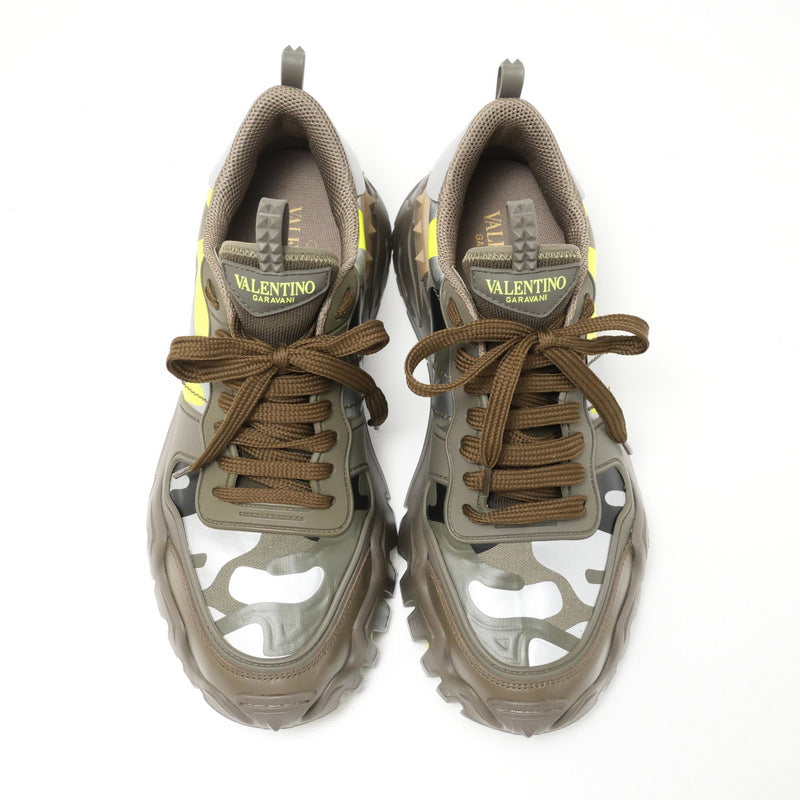 Valentino Garavani Sneakers Fabric Khaki Mens 42