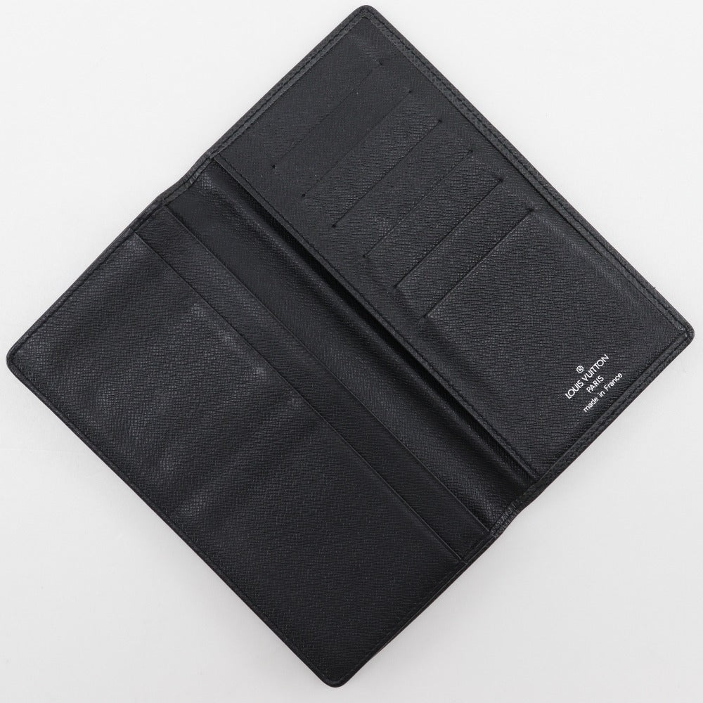 Louis Vuitton Bill Compartment M31002 Taiga Black Porto Cartes Crdit Mens