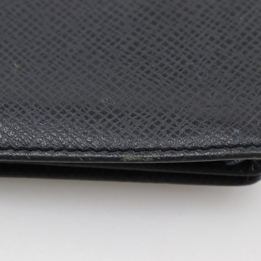 Louis Vuitton Bill Compartment M31002 Taiga Black Porto Cartes Crdit Mens