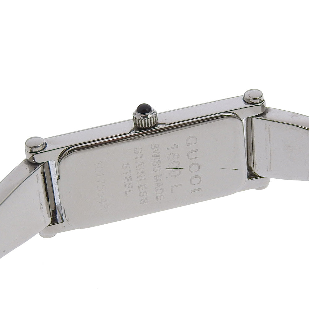 Gucci Watches Quartz 1500L Stainless Steel Silver Gray Dial Women
