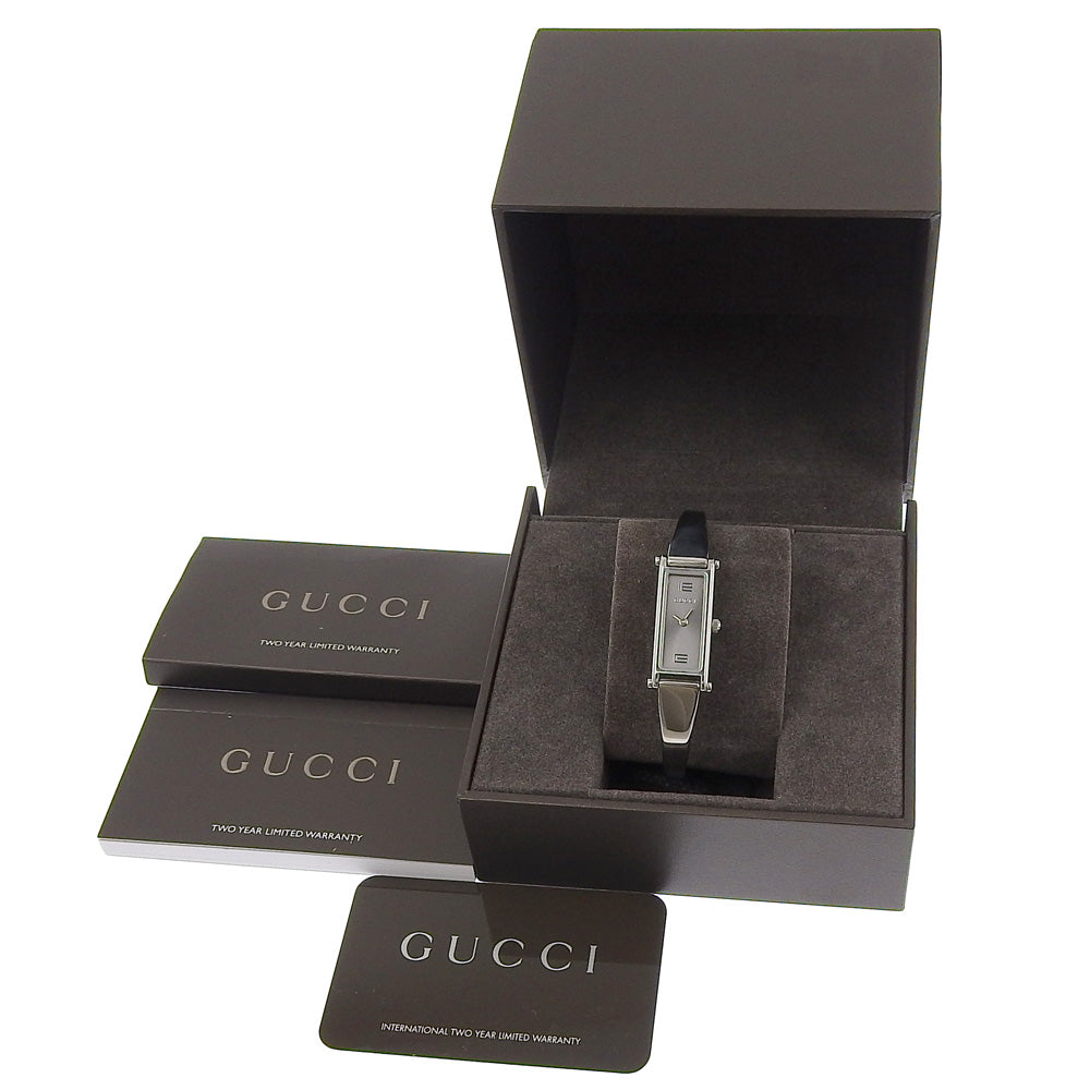Gucci Watches Quartz 1500L Stainless Steel Silver Gray Dial Women