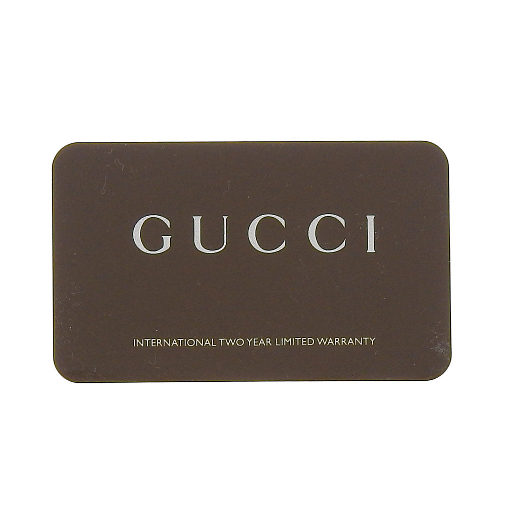 Gucci Watches Quartz 6800L Stainless Steel, Bamboo Black Bangle Black Dial Women