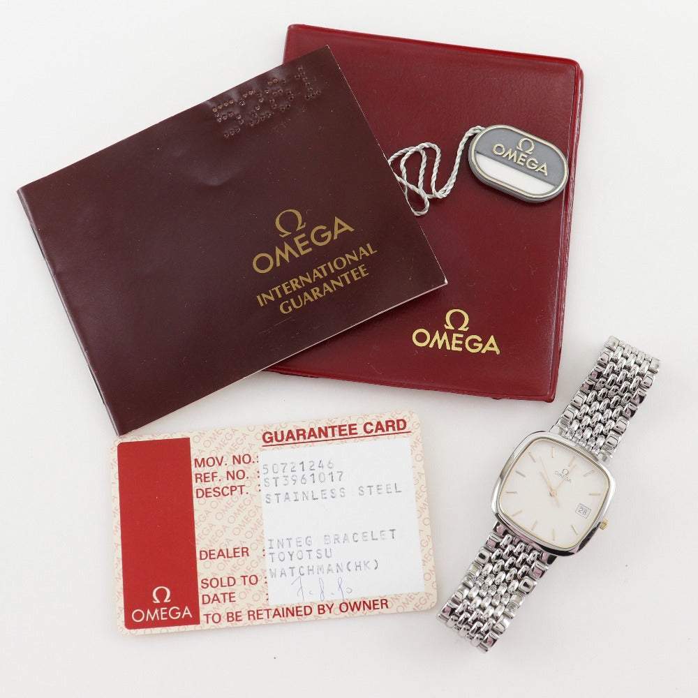 Omega Watches Quartz Stainless Steel Silver De Ville / De Ville Silver Dial Mens