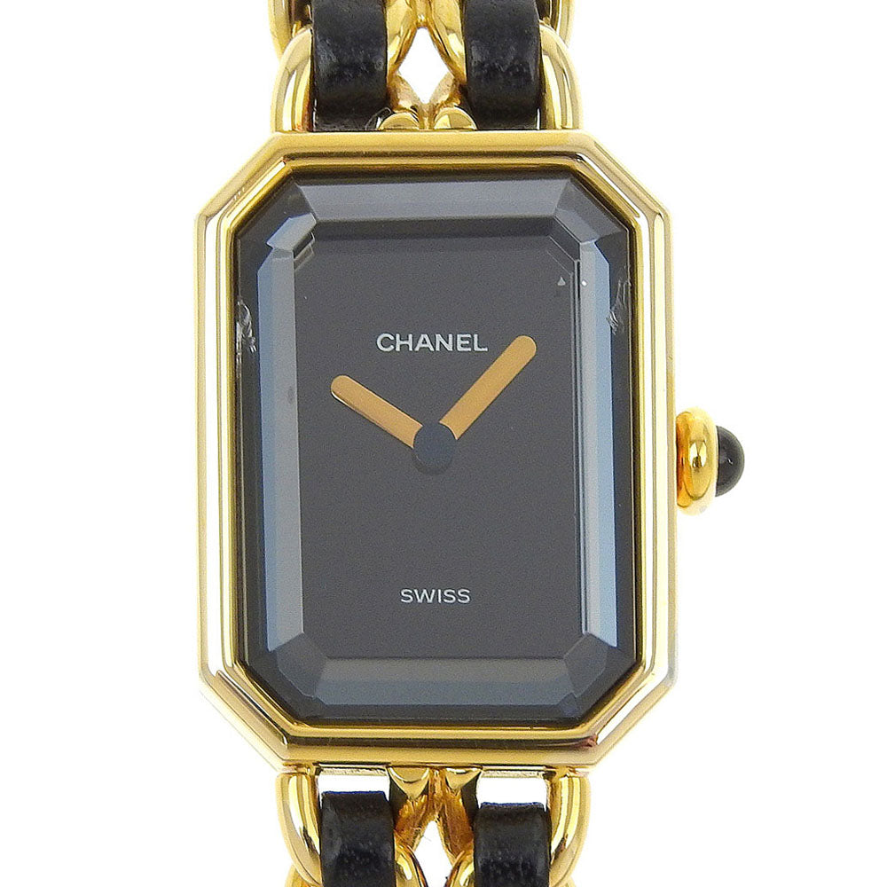 Chanel Watches Quartz Plated Gold, Embossed