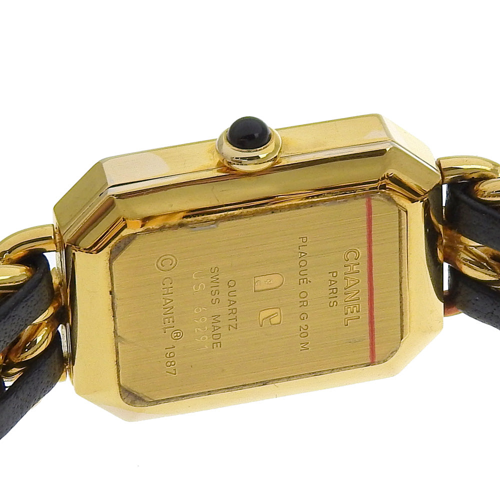 Chanel Watches Quartz Plated Gold, Embossed