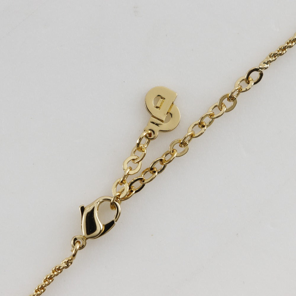Christian Dior Necklace Plated Gold Gold High Heel Motif Women