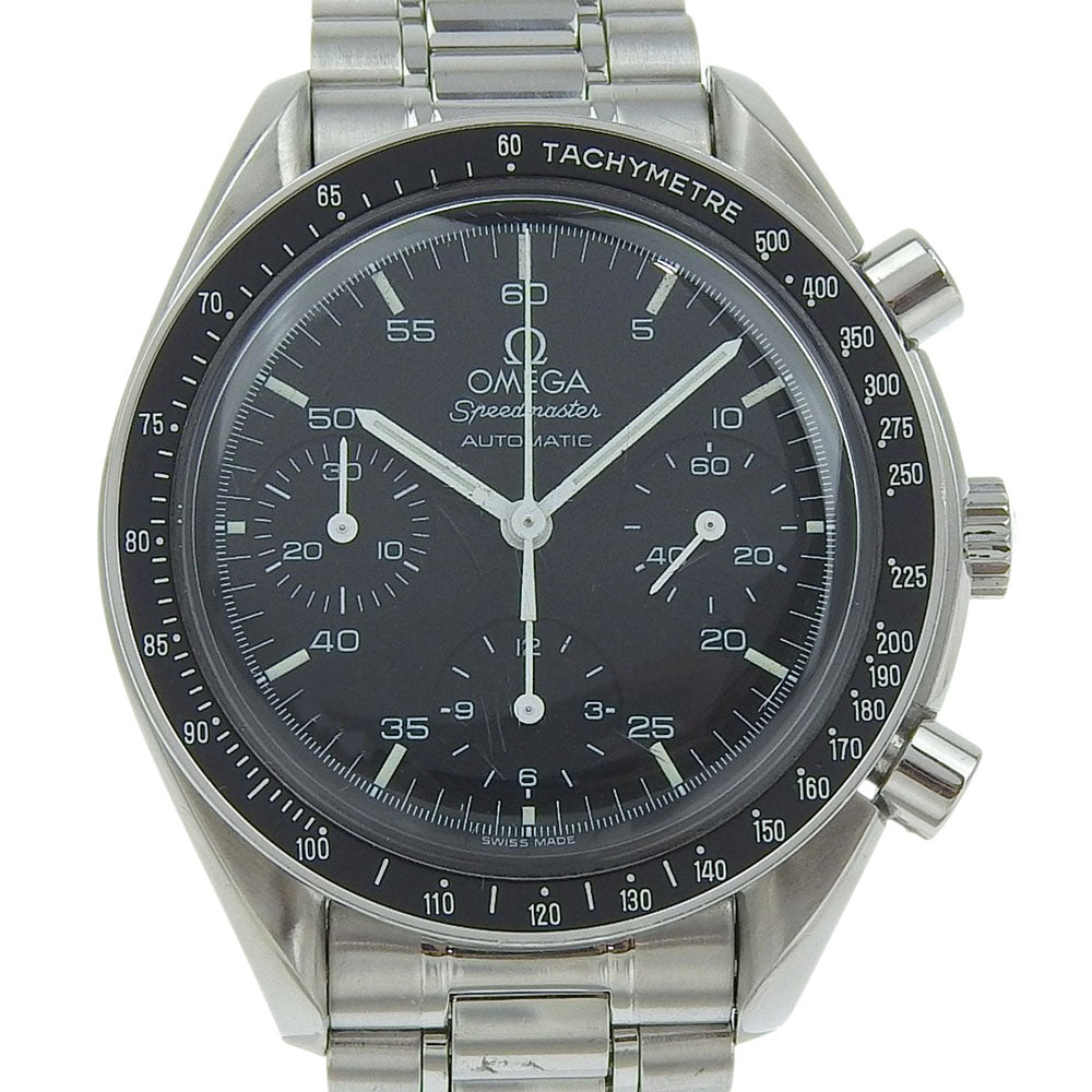 Omega Watches Mechanical Automatic 3510.50 Stainless Steel Silver Cal.3220 Speedmaster Black Dial