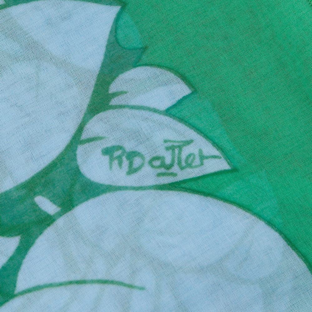 Hermes Stall Cotton Green Tiger Tiger Pareo Women