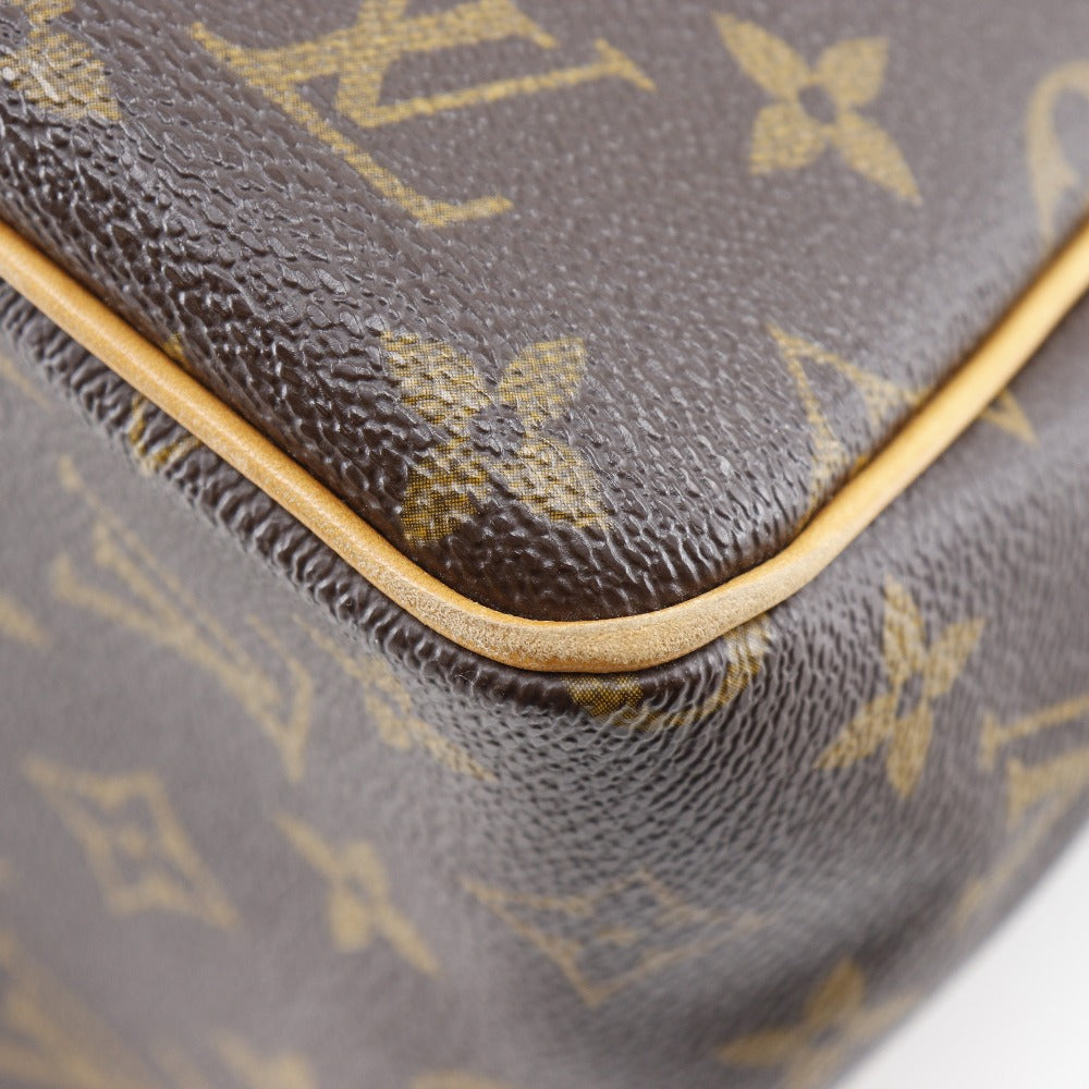 Louis Vuitton Handbag M51156 Monogram Canvas Brown Batignolles Women