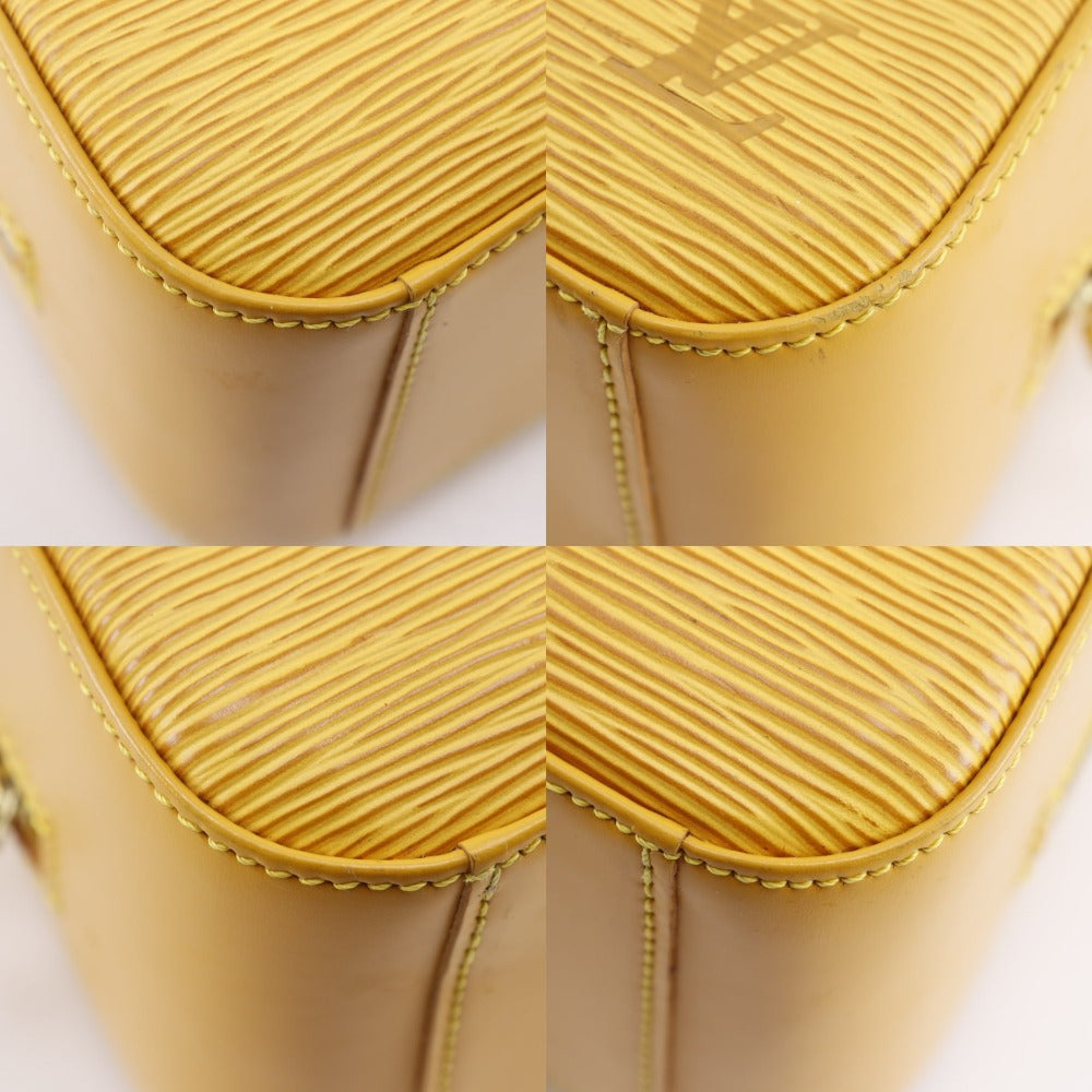 Louis Vuitton Handbag M52089 Epi Leather Yellow Jasmine Women