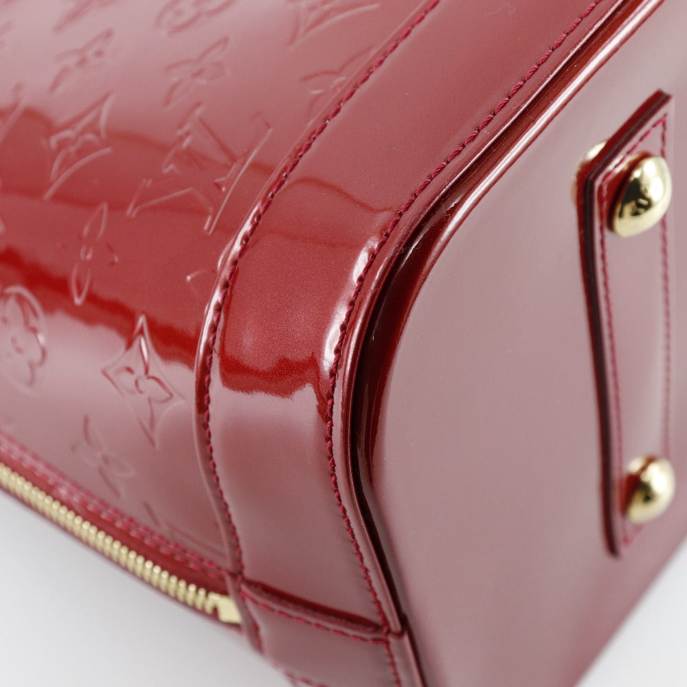 Louis Vuitton Handbag M93596 Vernis Red Alma Gm Women