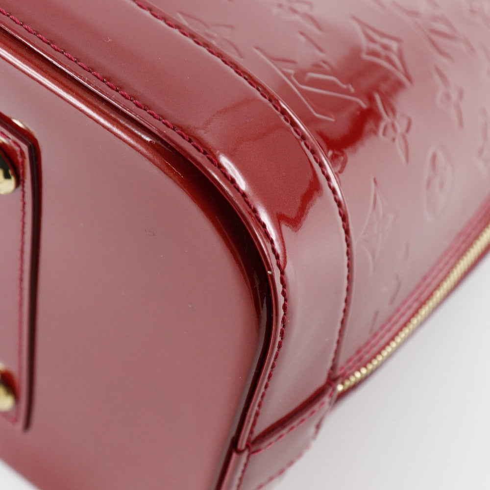 Louis Vuitton Handbag M93596 Vernis Red Alma Gm Women
