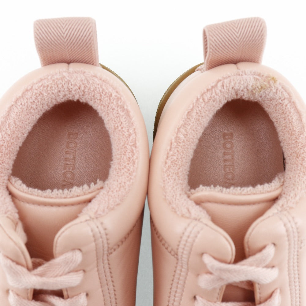Bottegaveneta Sneakers 651417V00T0 Lambskin Salmon Pink Chankie Women 36 Secondhand