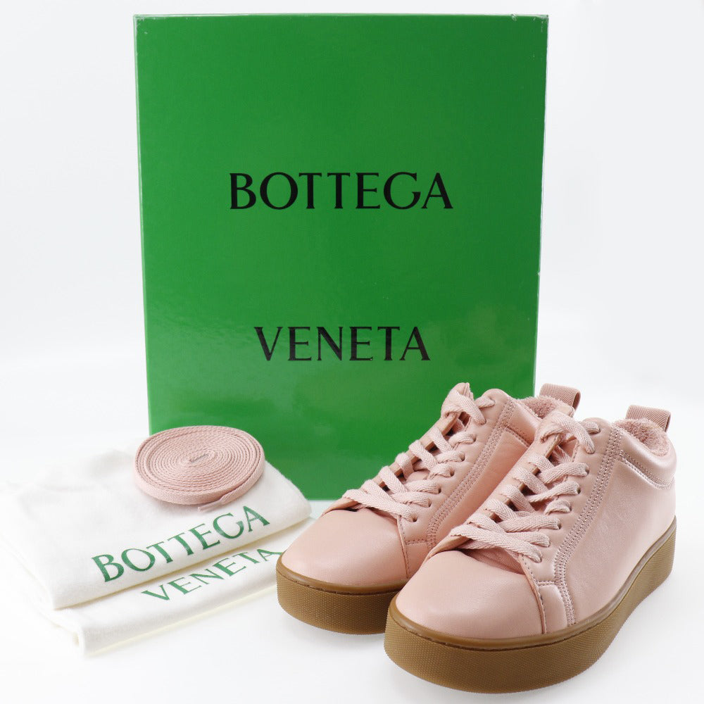 Bottegaveneta Sneakers 651417V00T0 Lambskin Salmon Pink Chankie Women 36 Secondhand