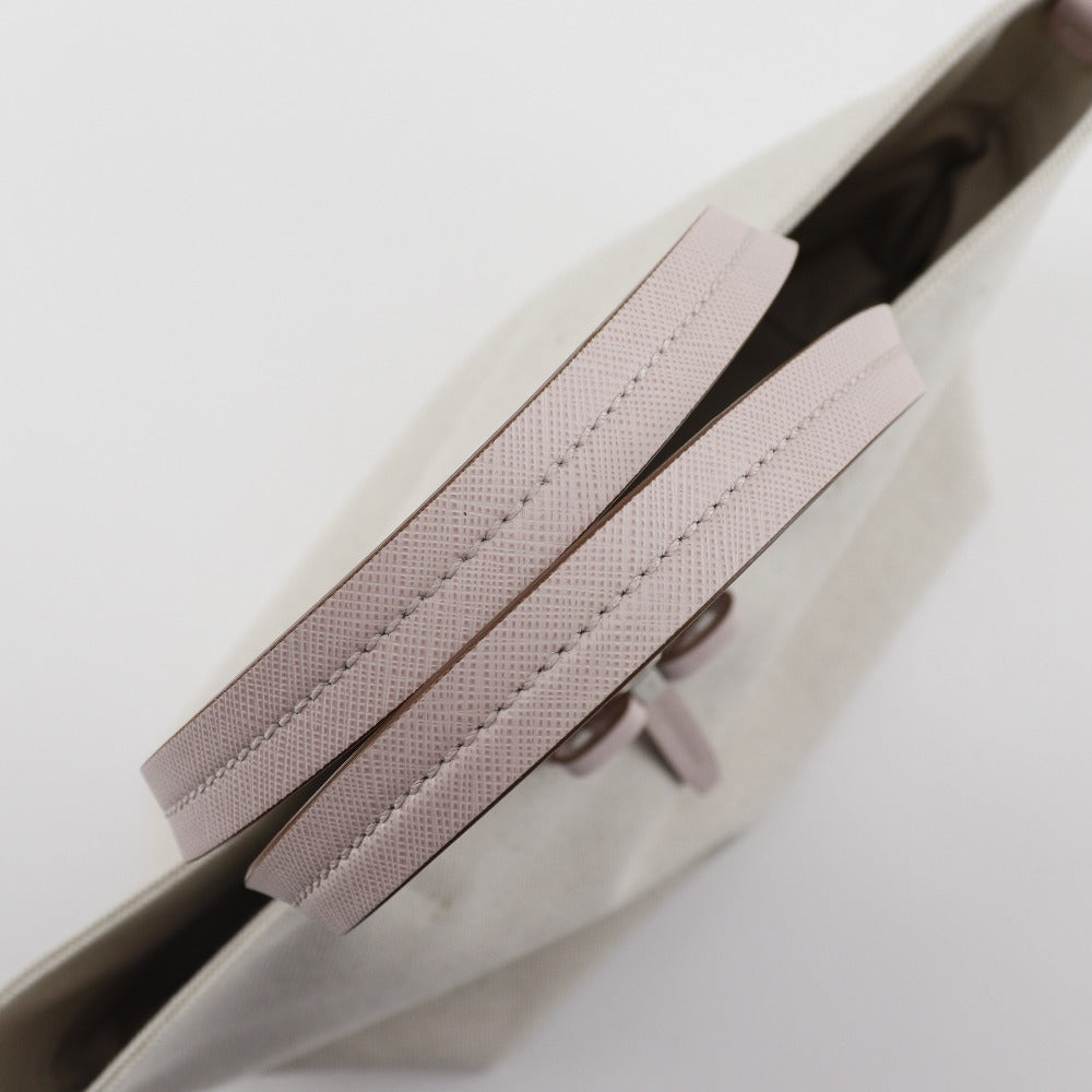 Salvatore Ferragamo Handbag Au-21 B851 Canvas Beige / Pink Vala Women