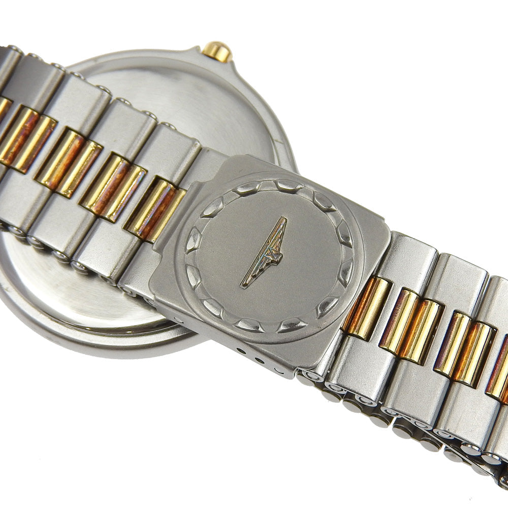 Longines Watches Quartz Stainless Steel , Plated Gold Gray Cal.L161.2 Conquest Gray Dial Mens