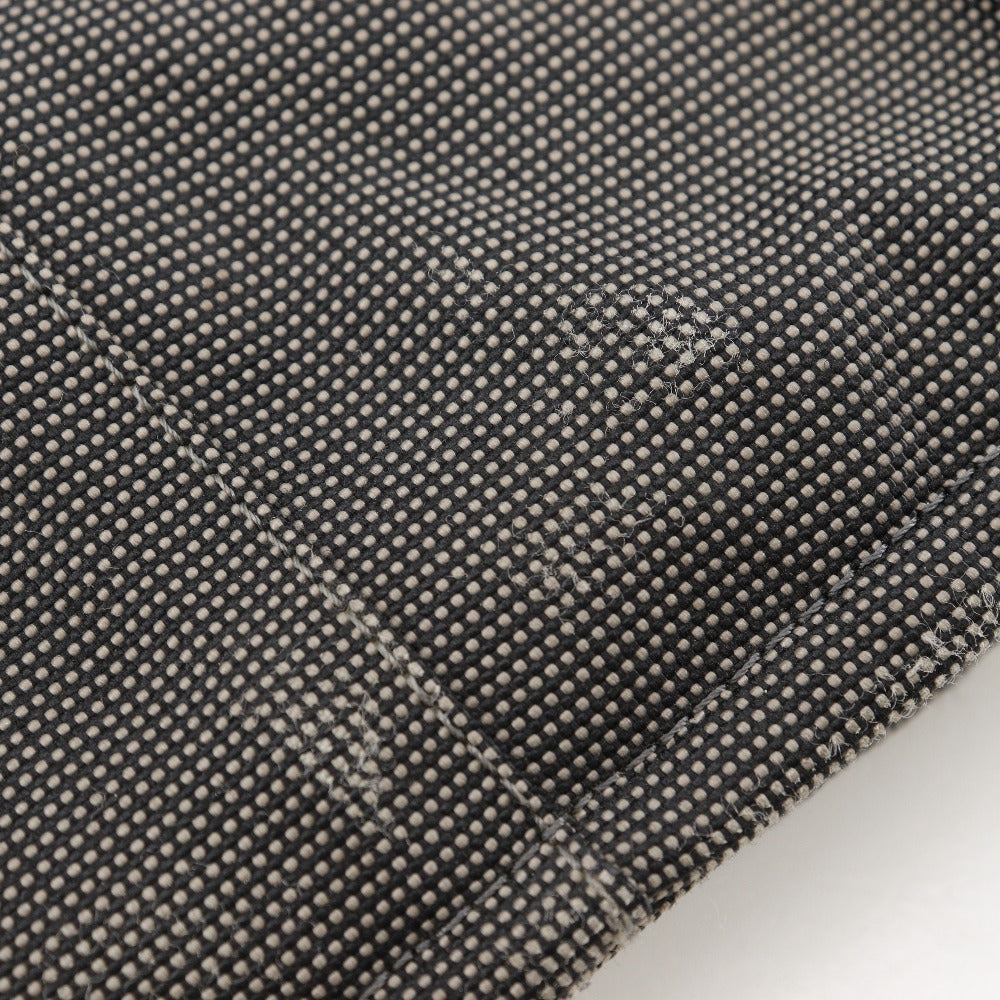 Hermes Handbag Nylon Canvas Gray Her Linetote Mm Unisex(Unisex)