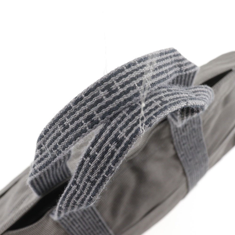 Hermes Tote Bag Nylon Canvas Gray Her Line Tote Gm Unisex(Unisex)