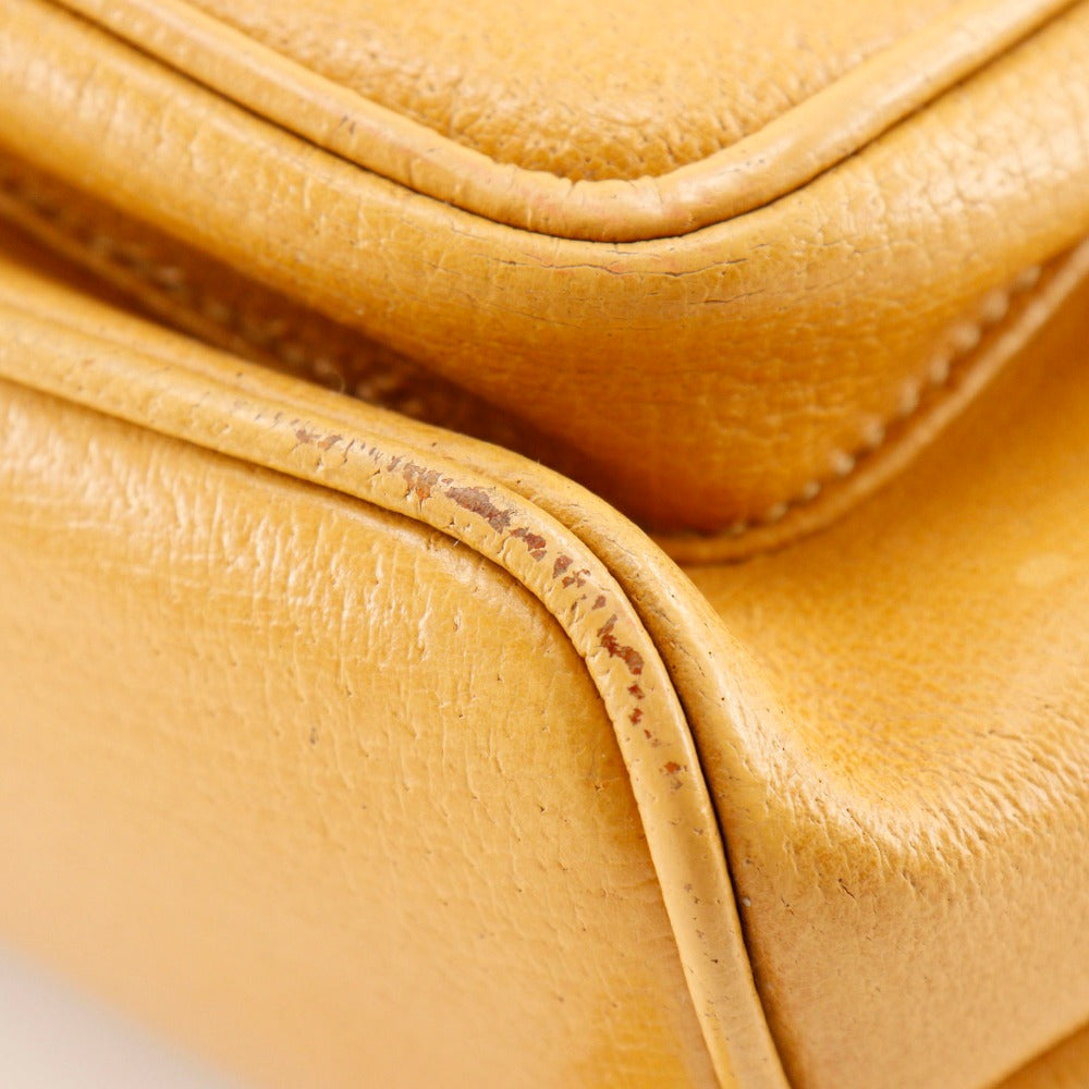 Gucci Backpack 003.2058.0016 Calfskin Yellow Bamboo Backpack Women