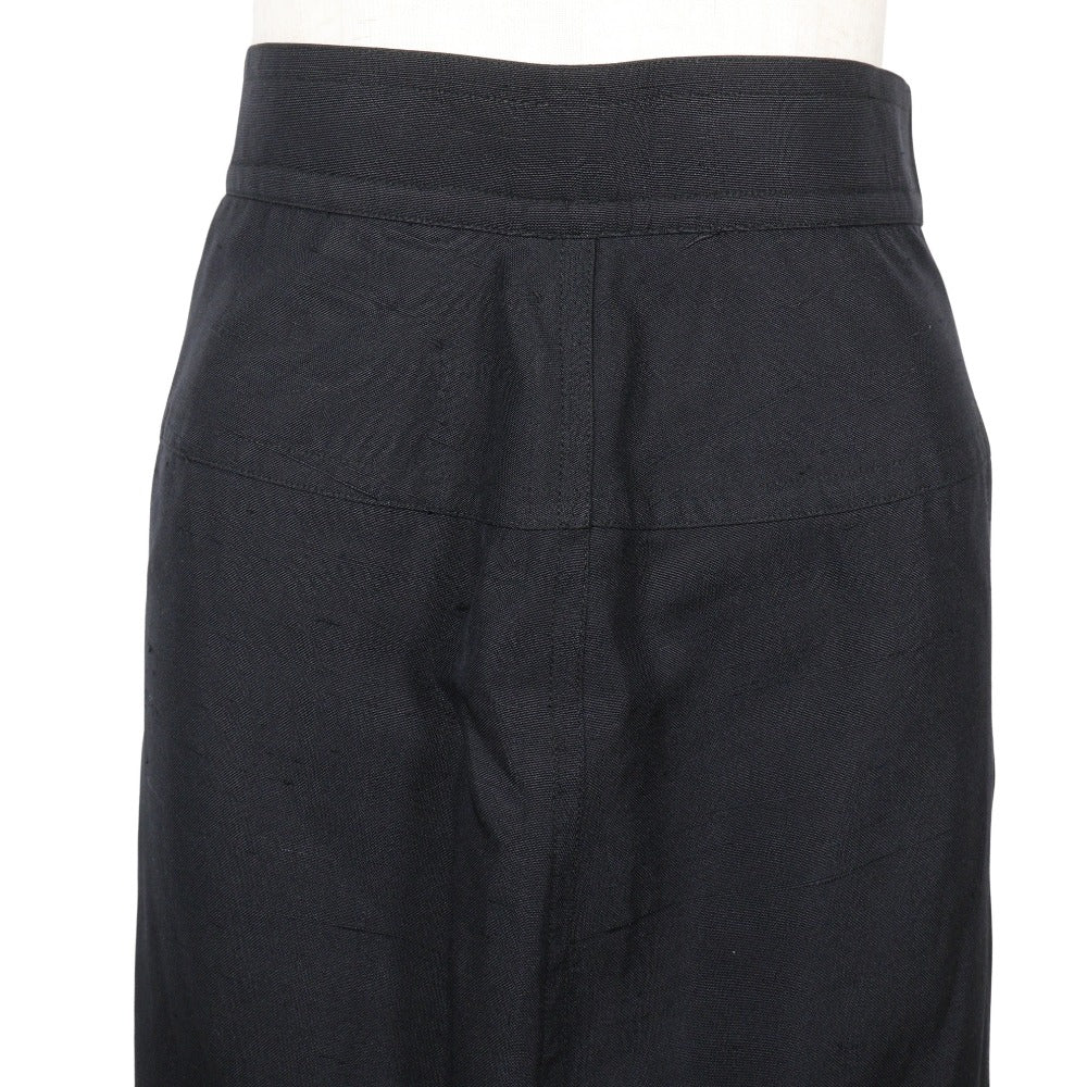 Chanel Skirt Cotton Black Women 36