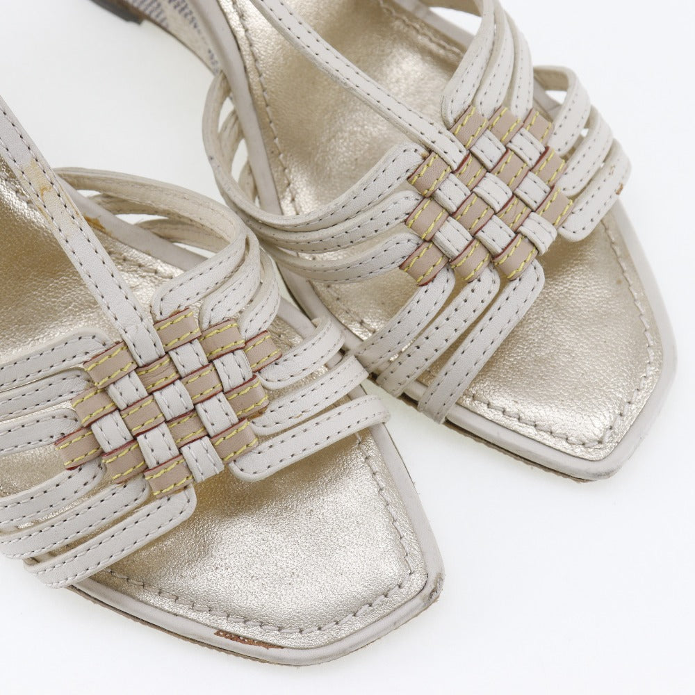 Louis Vuitton Sandals Damier Azur Canvas White Damier Azur Women 38