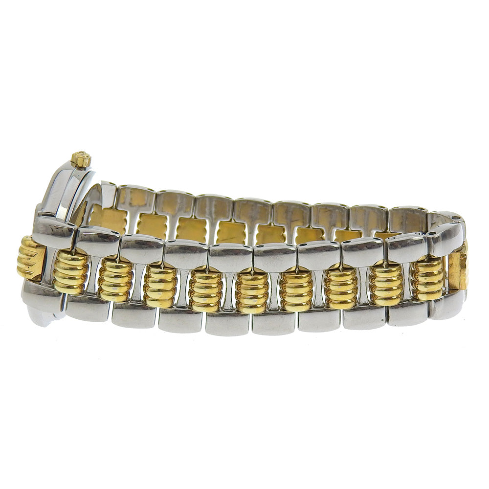 Christian Dior Watches Quartz D48-203 Stainless Steel , Plated Gold Gold Date Swing Octagon Gold