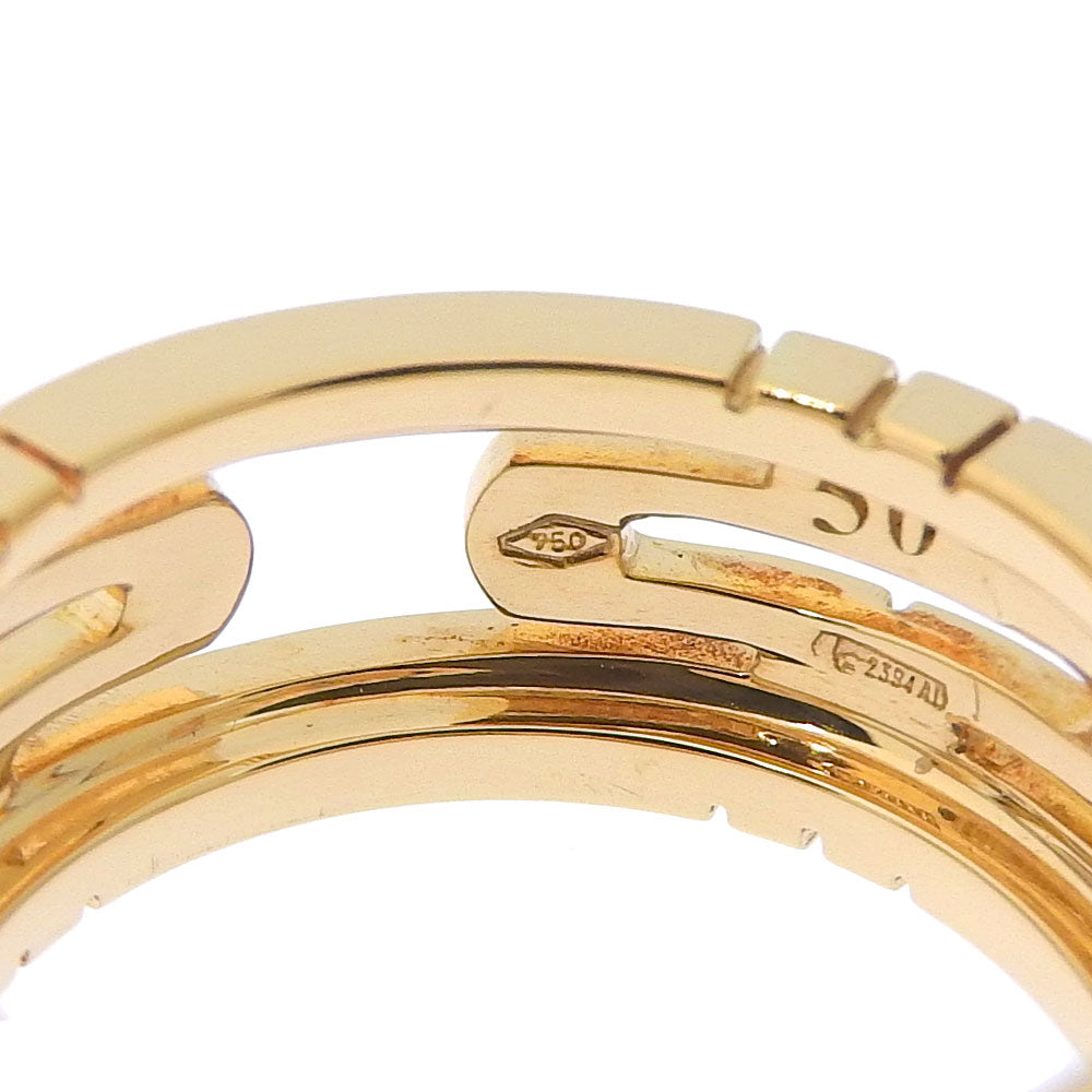 Bvlgari Ring K18 Yellow Gold Gold Parentesi Open Work Women 50
