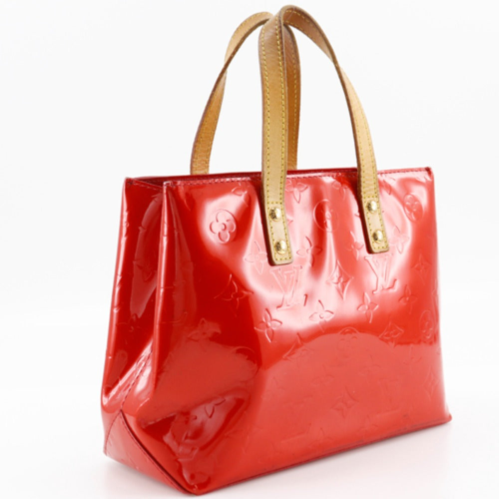 Louis Vuitton Handbag M91088 Monogram Vernis Red Lead Pm Women