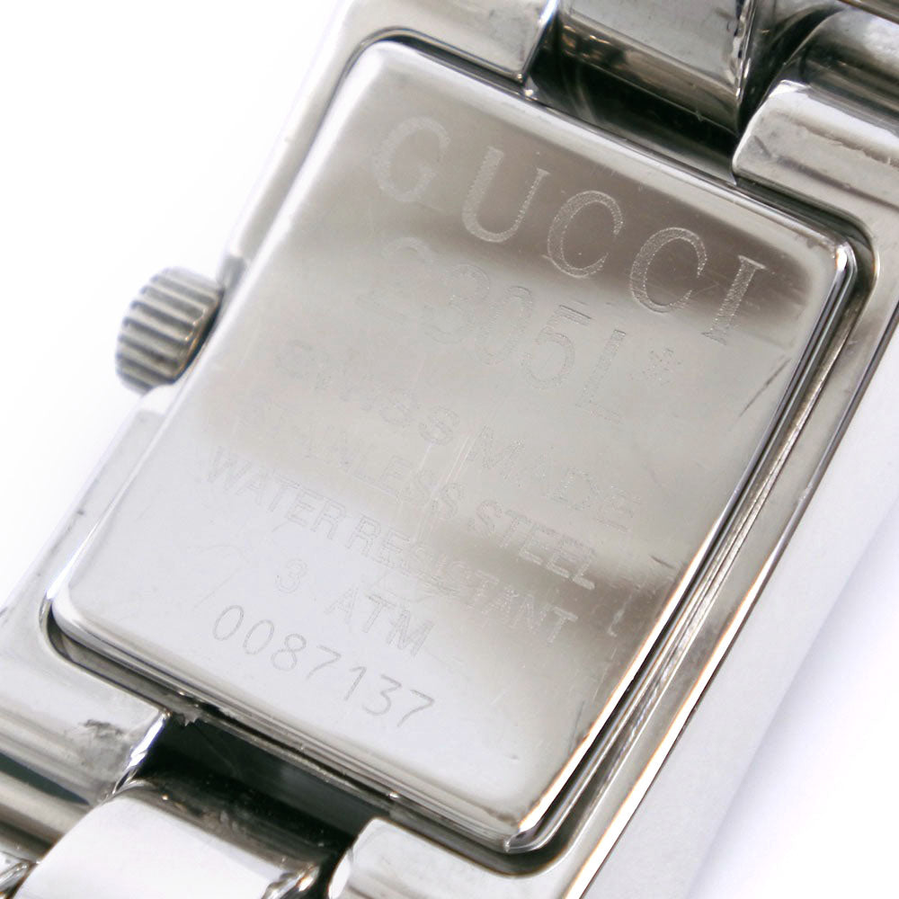 Gucci Watches Quartz 2305L Stainless Steel Black Black Dial Women