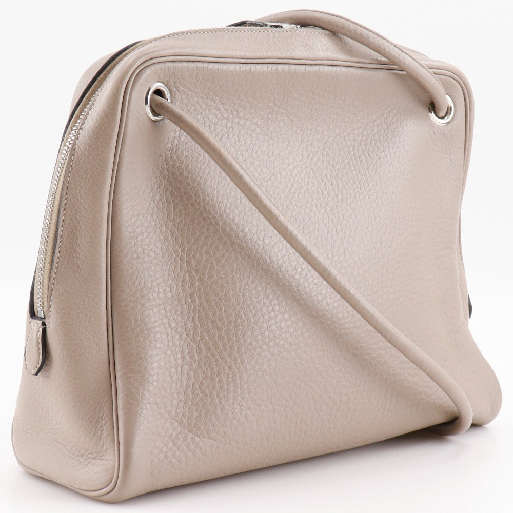 Hermes Shoulder Bag Leather Black Tintin Women