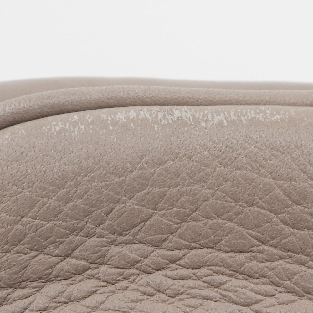 Hermes Shoulder Bag Leather Black Tintin Women