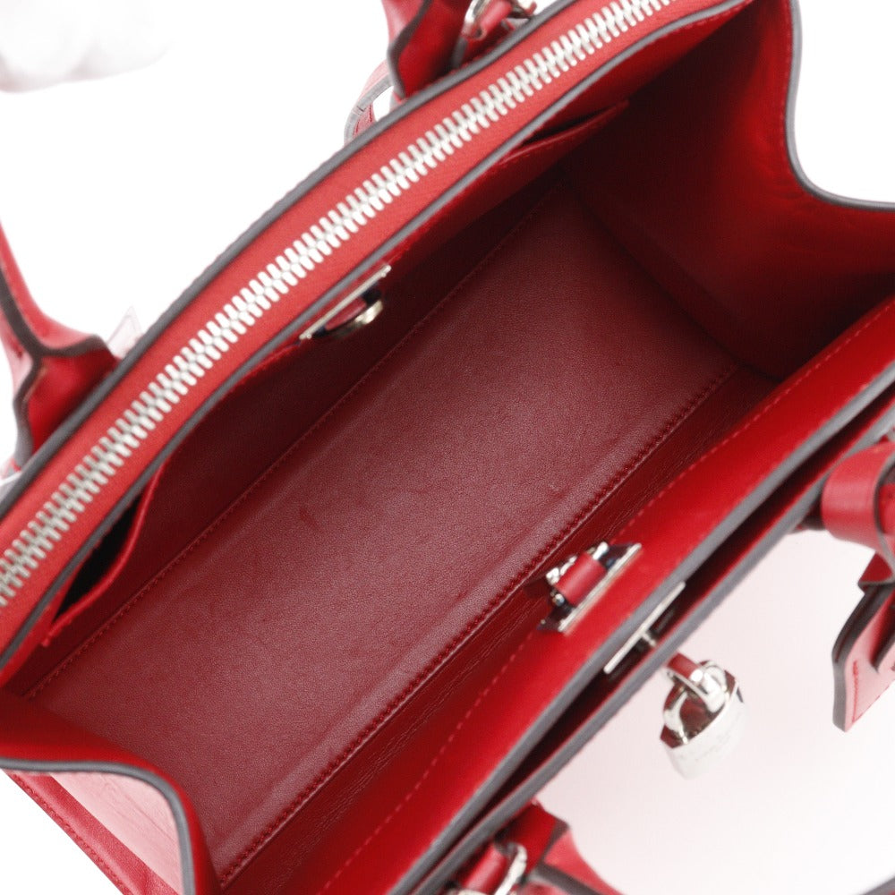 Louis Vuitton Handbag M51030 Calfskin Red 2Wayshoulder City Steamer Pm Women