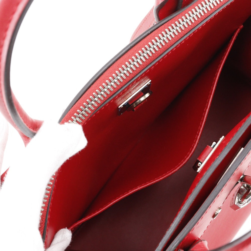 Louis Vuitton Handbag M51030 Calfskin Red 2Wayshoulder City Steamer Pm Women