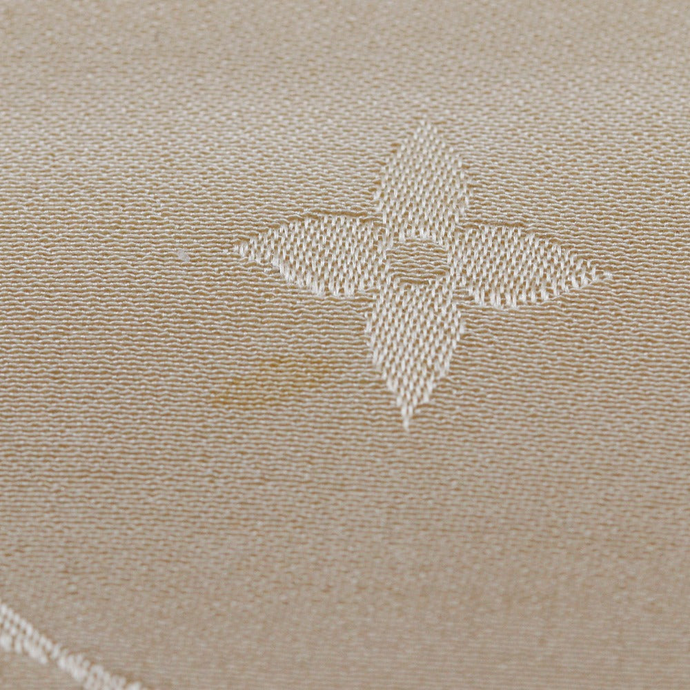 Louis Vuitton Scarf Silk Beige Women
