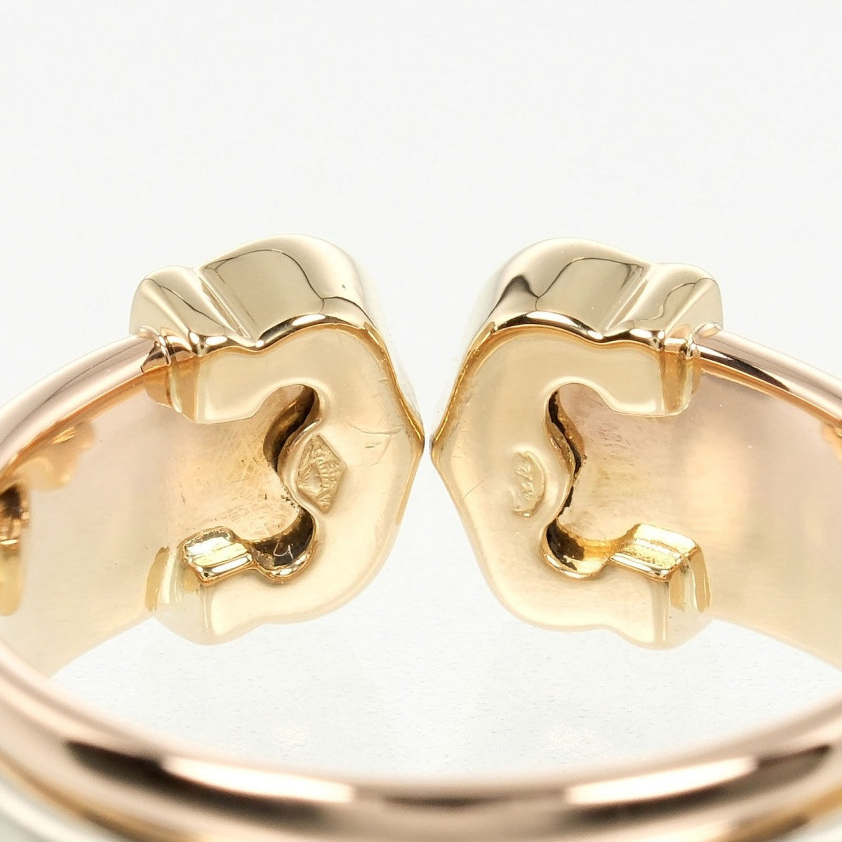 Cartier Ring K18 Gold (Ygxpgxwg) Silver 2C Three Color 50