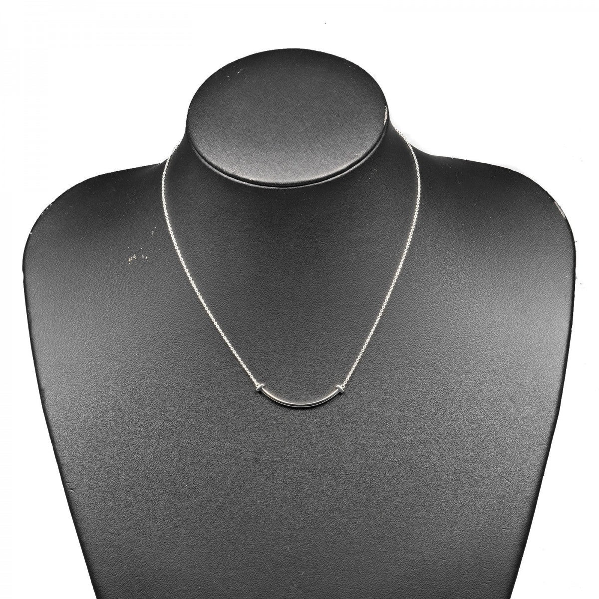 Tiffany&Co. Necklace Silver925 Silver T Smile Small