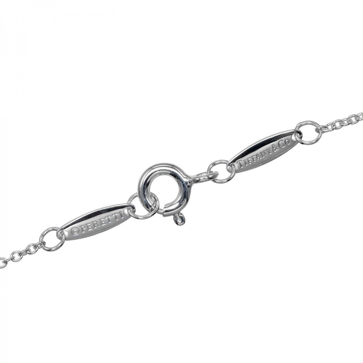 Tiffany&Co. Necklace Silver925, Diamond Silver By The Yard 0.10Ct