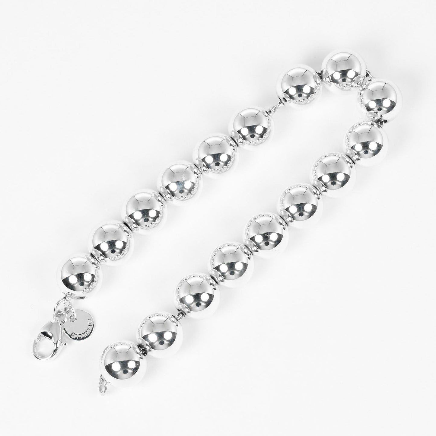 Tiffany&Co. Bracelet Silver925 Silver Circumference Of Wrist6.3" Hardware Ball Women