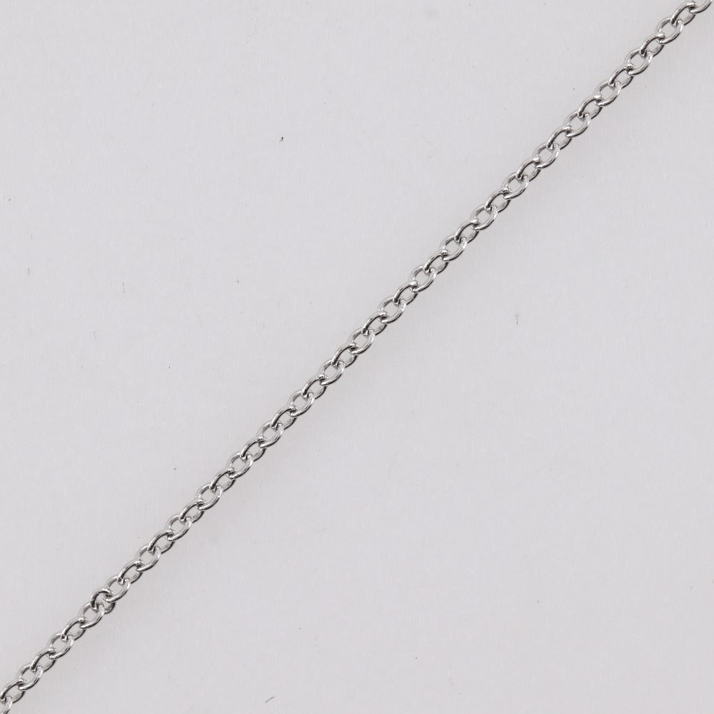 Tiffany&Co. Necklace Pt950Platinum, Diamond Silver Jazz Double Drop Women