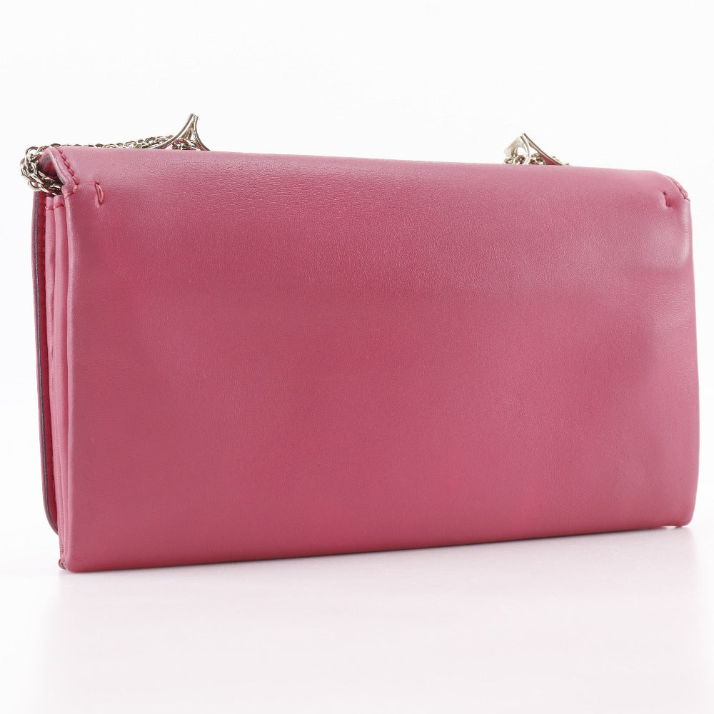 Valentino Shoulder Bag Lambskin Pink Chainshoulder Rock Studs Vavavoom Women