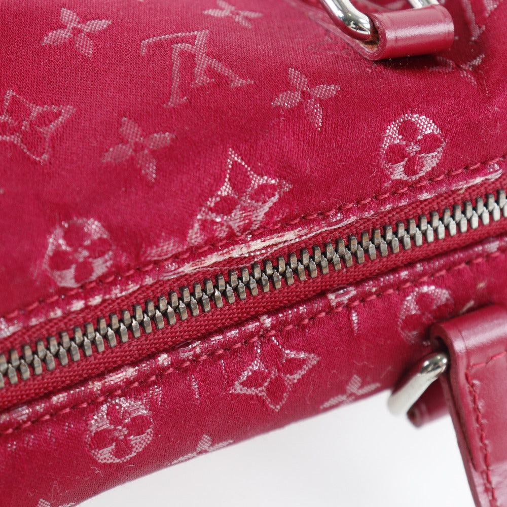 Louis Vuitton Handbag M92353 Monogram Satin Red Little Papillon Women