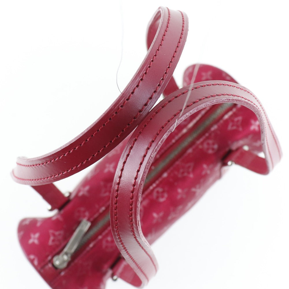 Louis Vuitton Handbag M92353 Monogram Satin Red Little Papillon Women