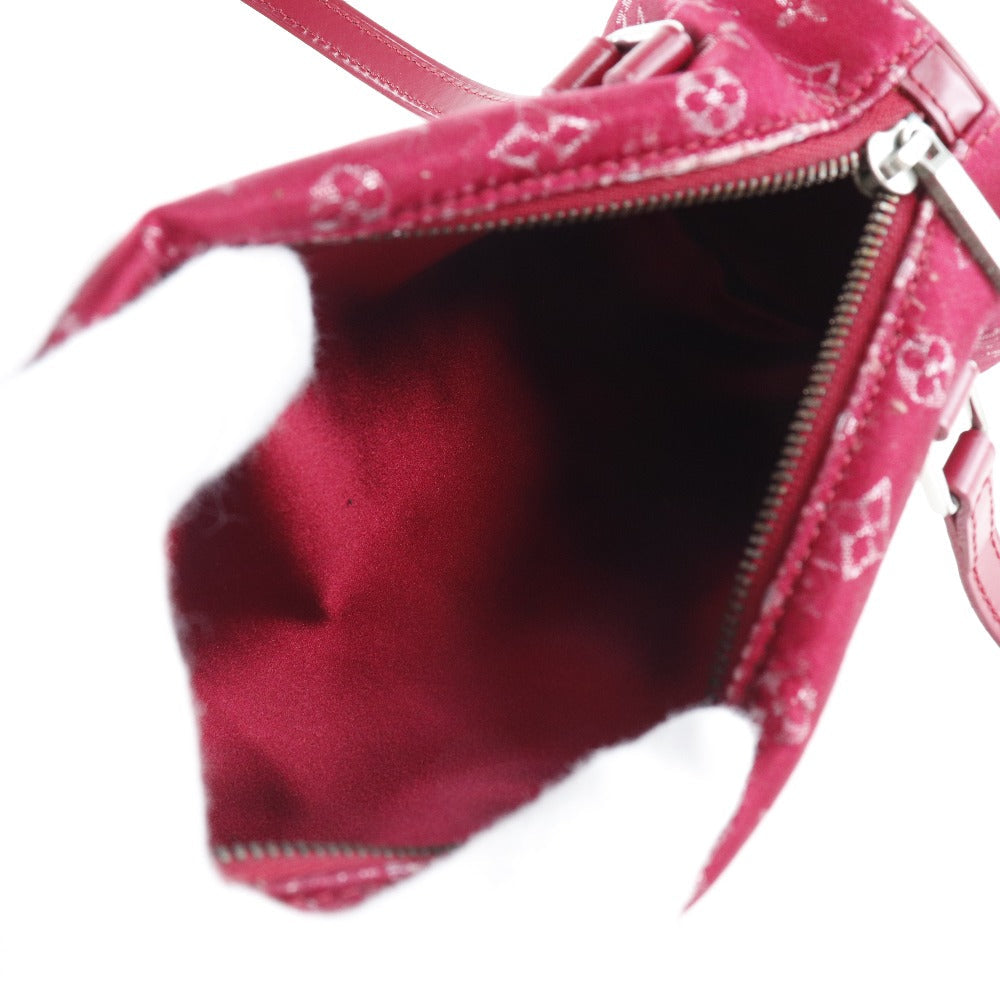 Louis Vuitton Handbag M92353 Monogram Satin Red Little Papillon Women