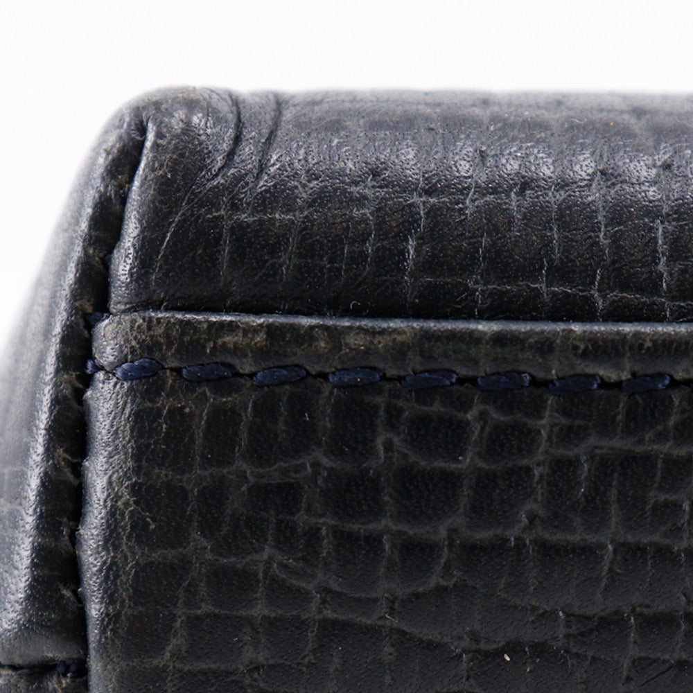 Loewe Shoulder Bag Leather Gray One Belt Women