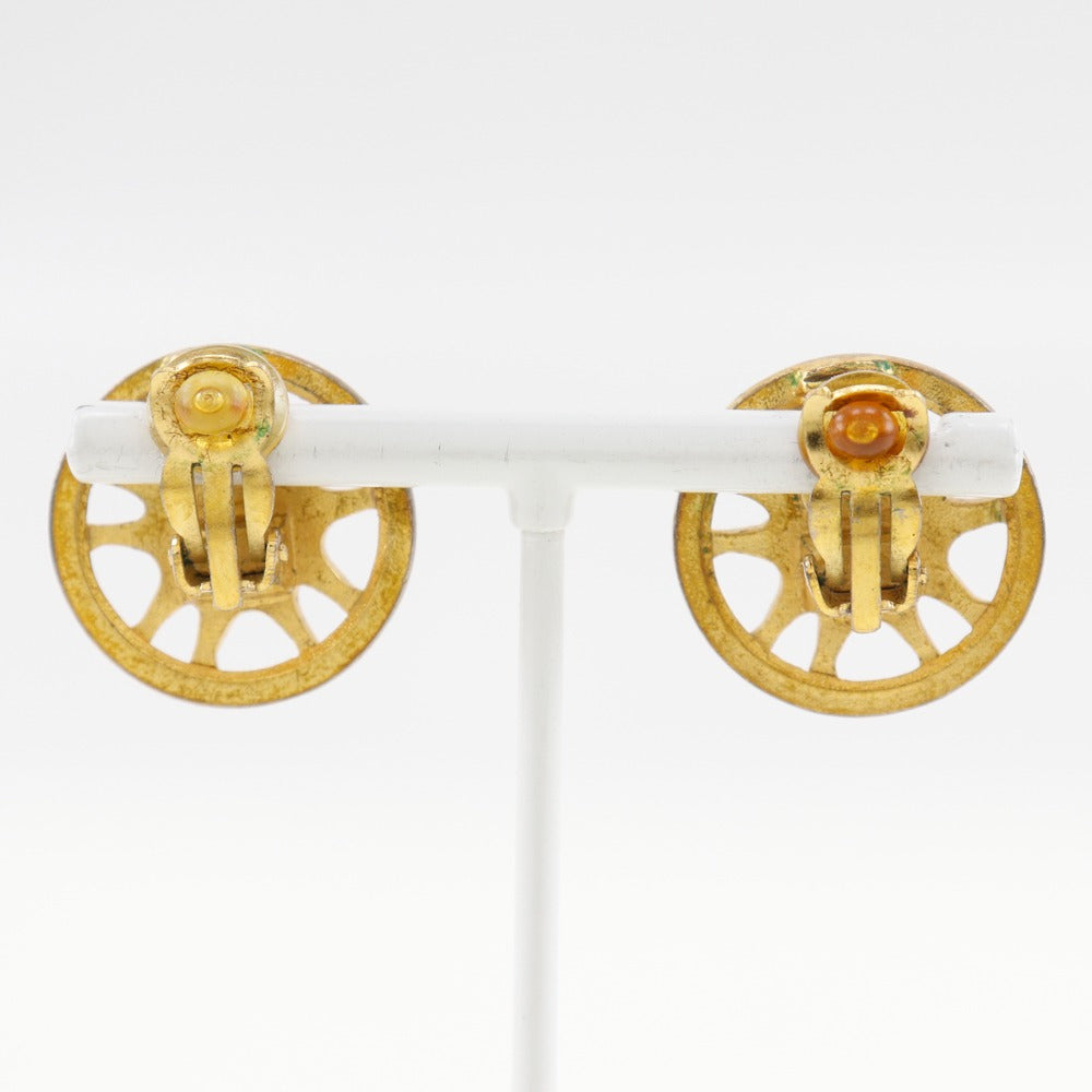 Chanel Earring Plated Gold Gold Women