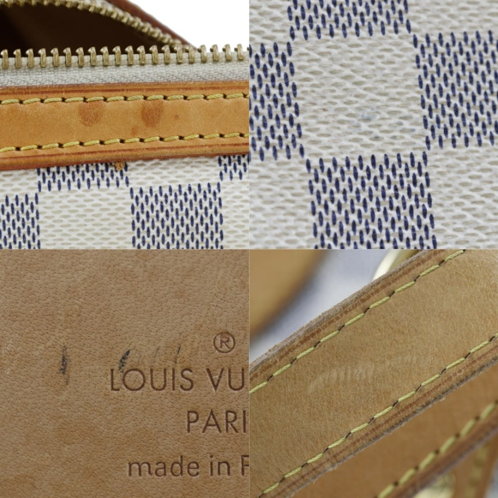 Louis Vuitton Shoulder Bag N42220 Damier Azur Canvas White Stresa Pm Women