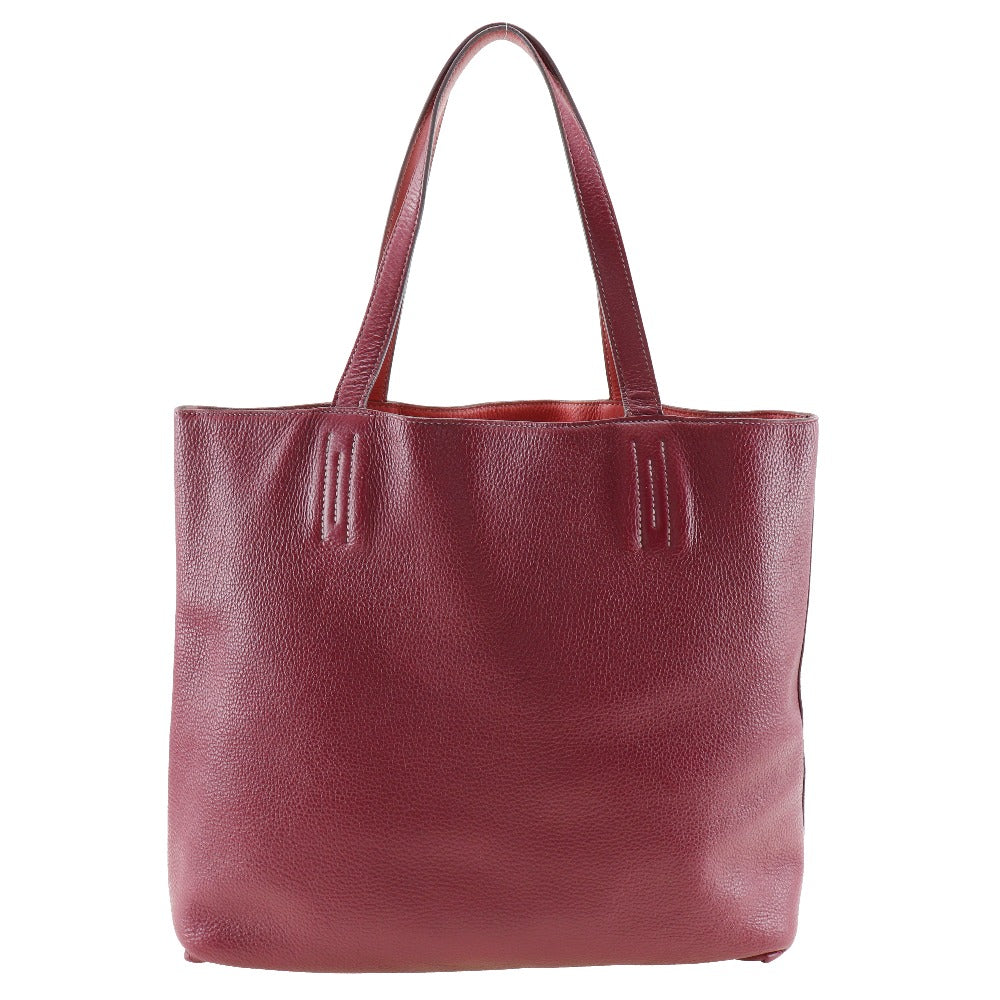 Hermes Tote Bag Taurillon Clemence Bougainvillea Reversible Doble Sense 45 Women