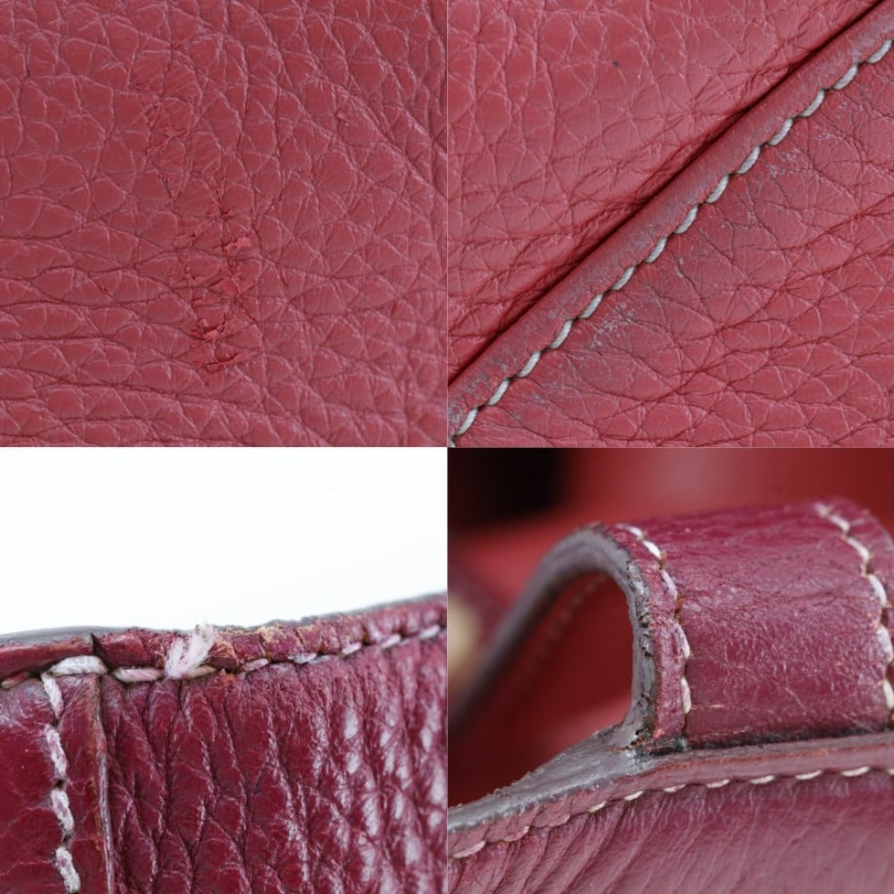 Hermes Tote Bag Taurillon Clemence Bougainvillea Reversible Doble Sense 45 Women